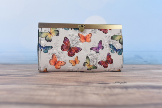 Peněženka s rámečkem - Motýli