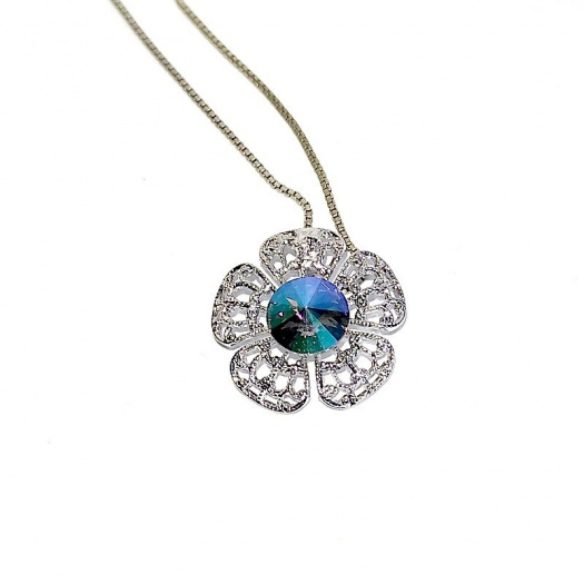 Flowerin, přívěsek, Manet ( Rhodio, Swarovski )