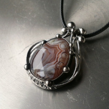 Náhrdelník Eilene  (achát)