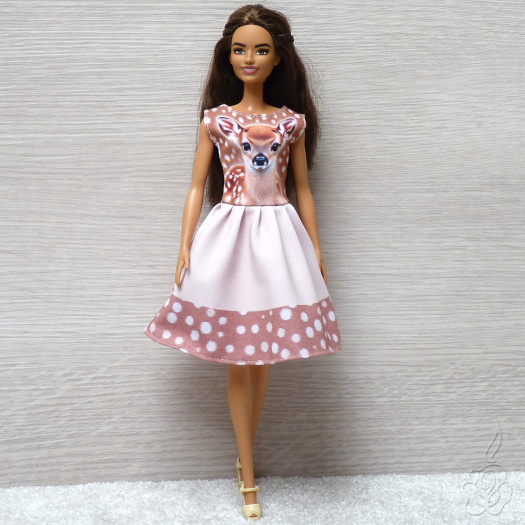 Šaty pro Barbie - Bambi