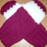 fialové rukavice