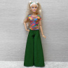 Vzorované tričko pro Barbie