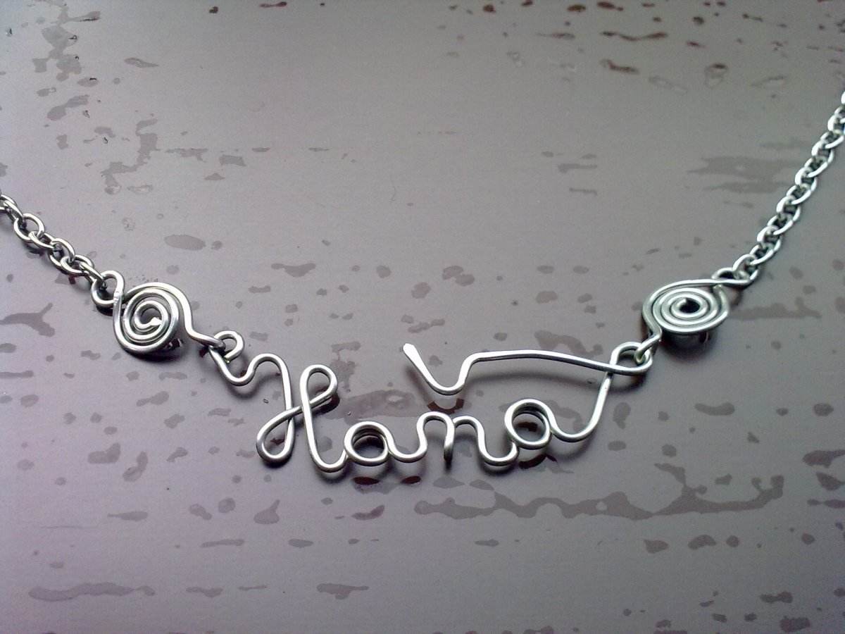 řetízek se jménem Hana na přání (hypoalergenní)