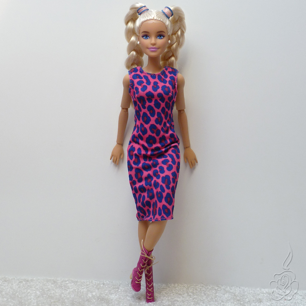 Leopardí šaty pro Barbie