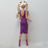 Leopardí šaty pro Barbie