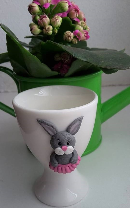 Stojánek na vajíčko - zajíček