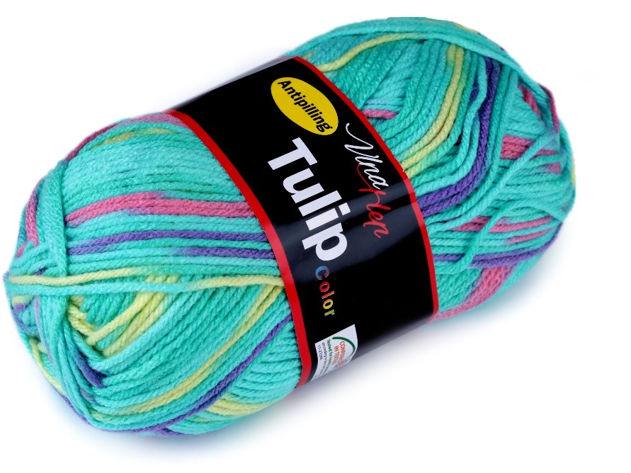 Pletací příze Tulip color (100 g)  - tyrkysová