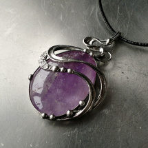 Náhrdelník Shaela  (ametyst)