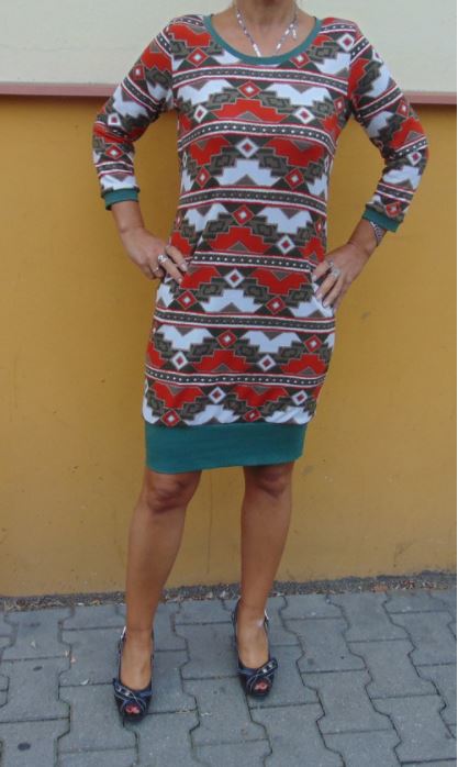 Šaty astécký vzor S - XXL