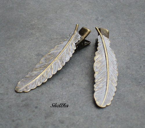 Spona do vlasů peříčková 3