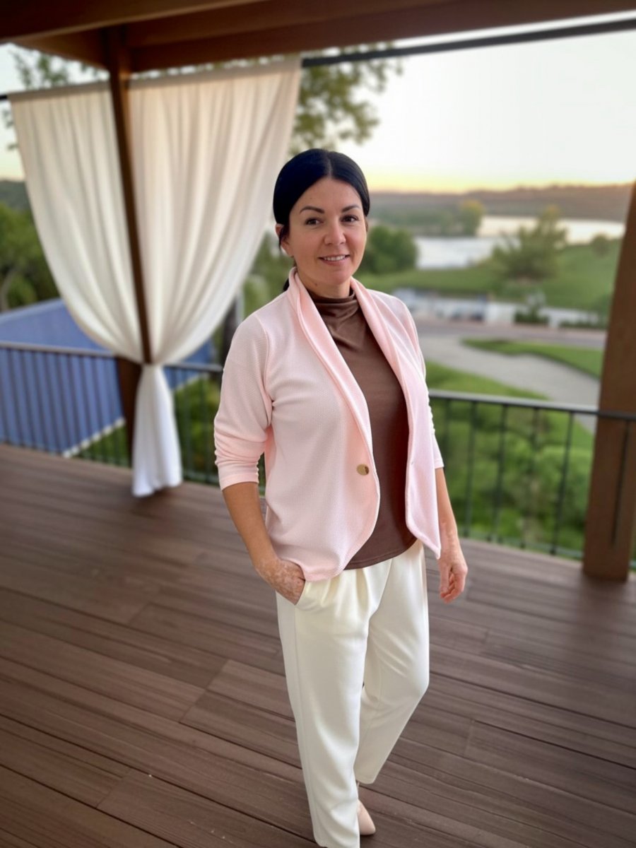 Dámské sako růžové- S/M