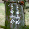 Náušnice - lištičky (Swarovski)