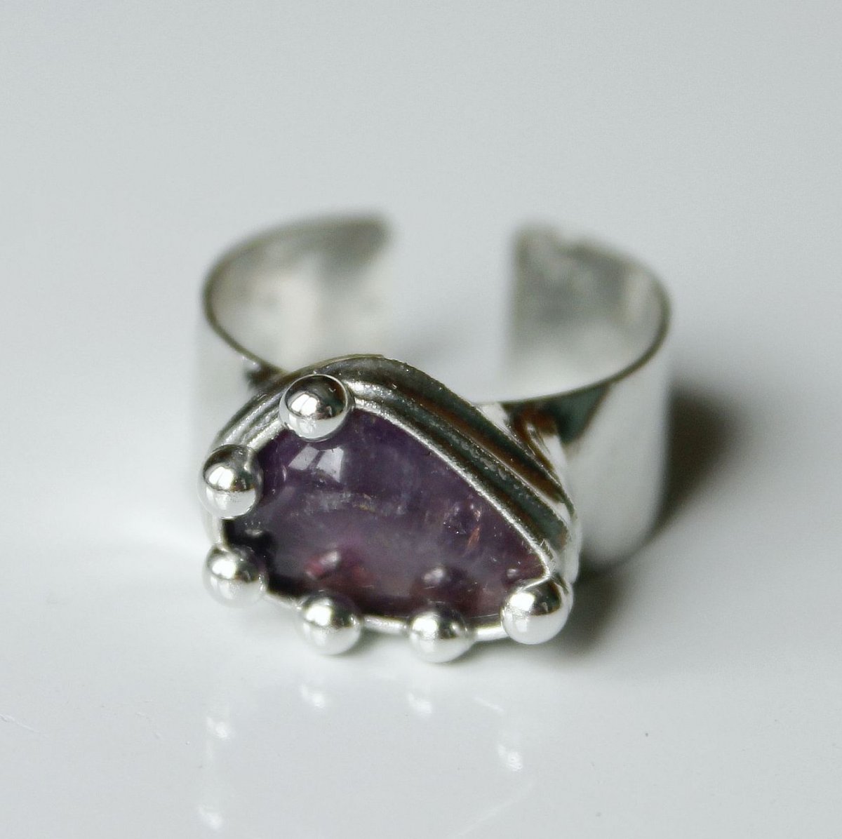 Souhvězdí Tebe .. ( ametyst - cínovaný prsten )