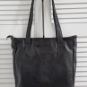 Kožená taška SHOPPER - černá  ~ LETNÍ VÝPRODEJ ~