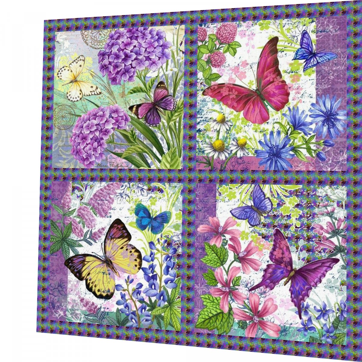 BAVLNĚNÝ PANEL - SADA 21 x 21 cm 2gs244