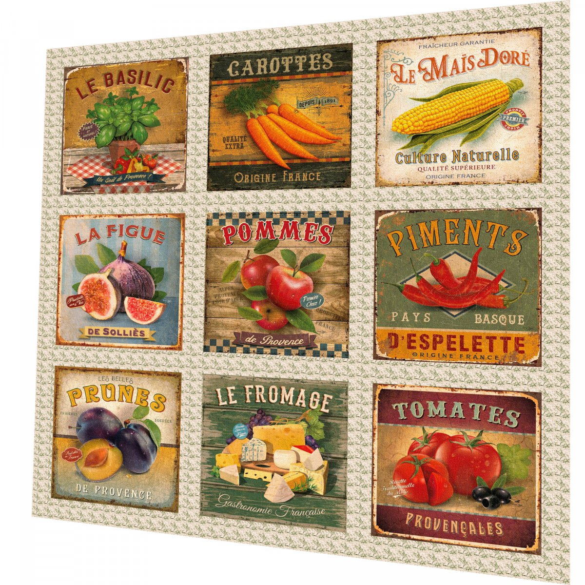 BAVLNĚNÝ PANEL - SADA 36 x 40 cm 2SGR45