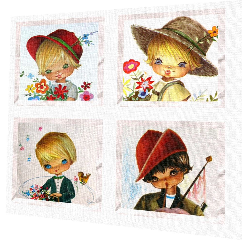 BAVLNĚNÝ PANEL - SADA 25 x 27 cm 2SGR29