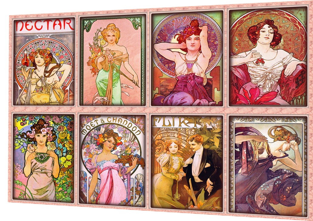 BAVLNĚNÝ PANEL - SADA 27 x 42,5 cm 2SGR76