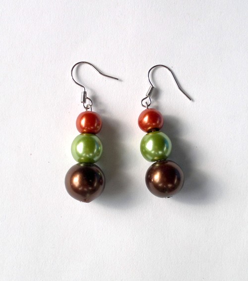 Luxusní perly -  v podzimních barvách No.2