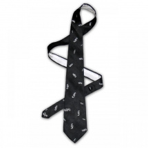 Hedvábná kravata (nejen) pro právníky - černá 889083