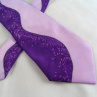 Fialovo - světle fialová hedvábná kravata 1098571