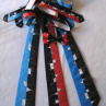 Červeno-černá hedvábná kravata 99838