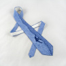 Hedvábná kravata (nejen) pro horolezce - tmavě modrá