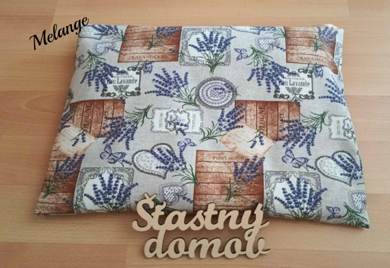 Levandulový super velký polštář-kilo slupek!