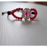 Náramek Shamballa s korálky