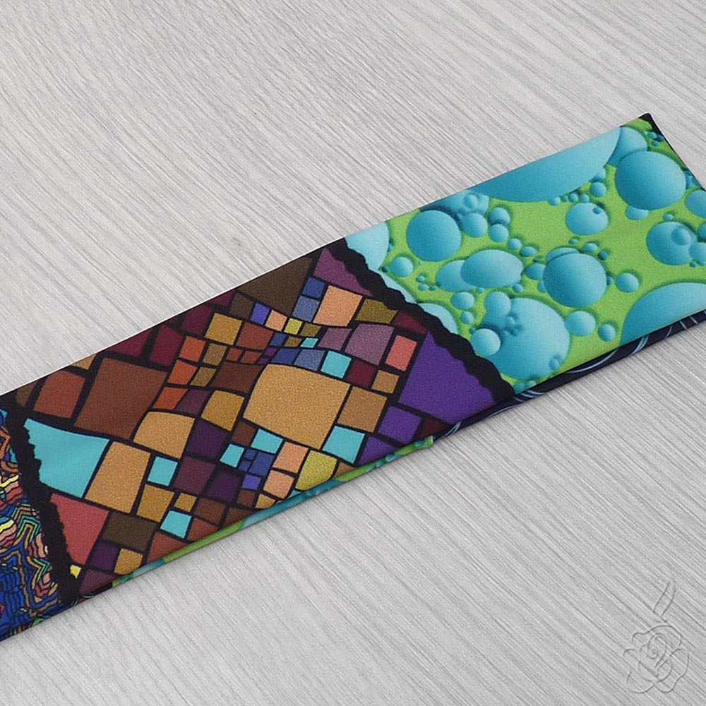 Barevná elastická čelenka se vzory