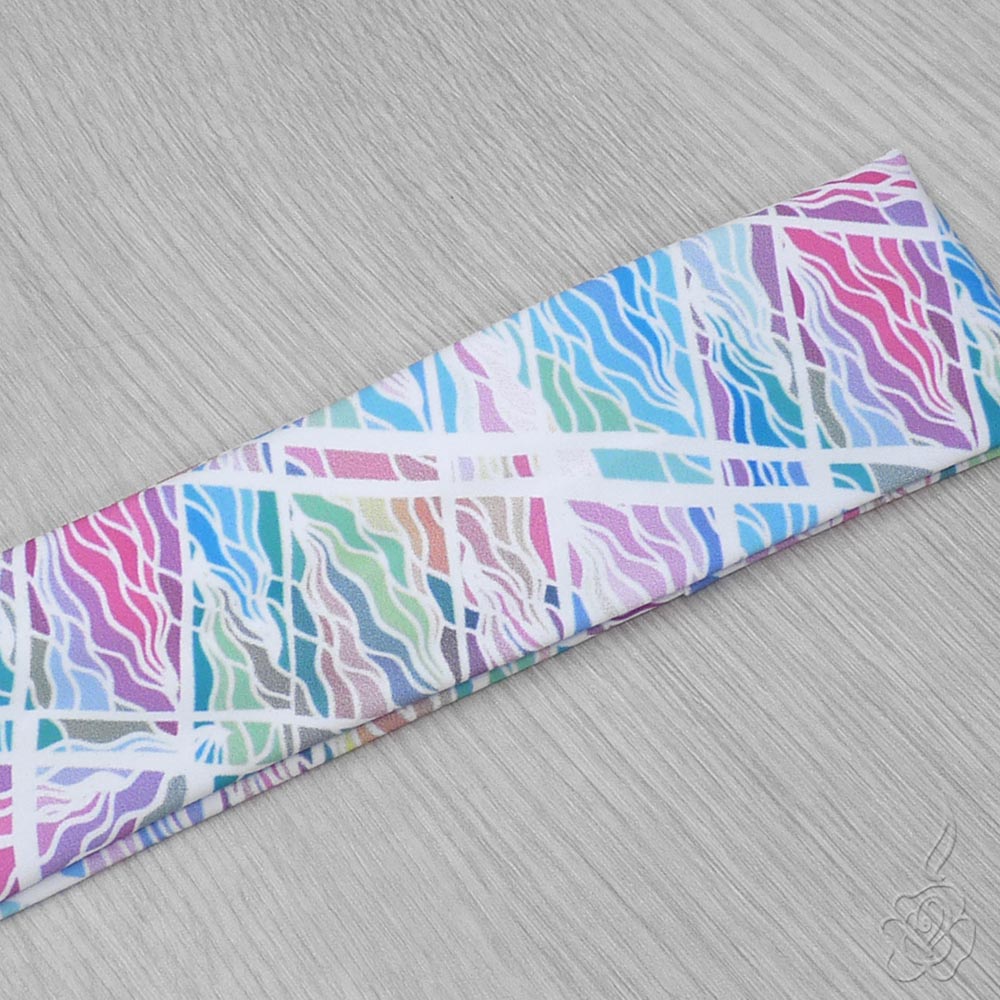 Elastická čelenka v pastelových barvách