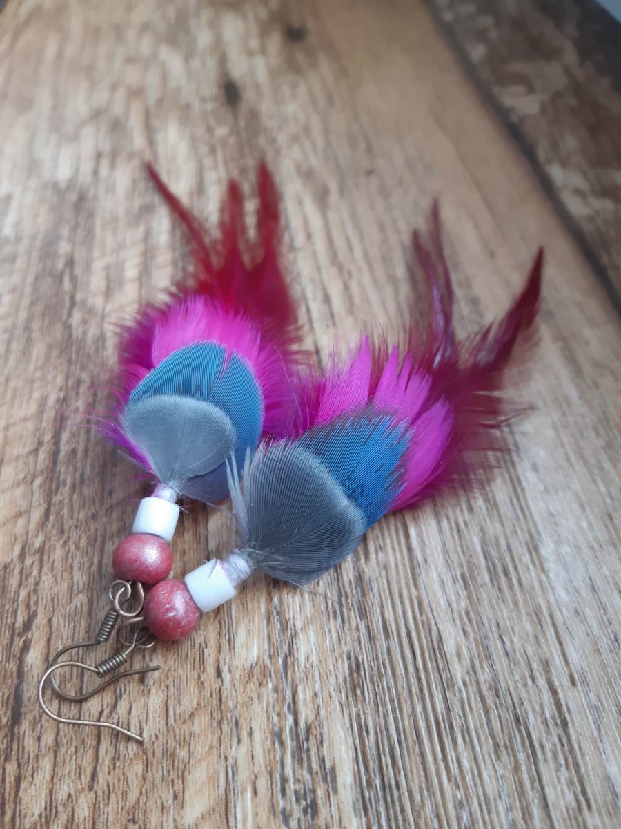 Náušnice... Červánkový den