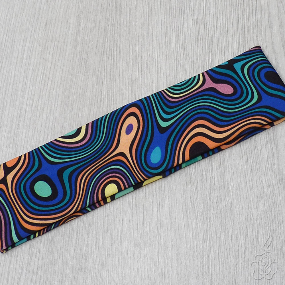 Barevná elastická čelenka