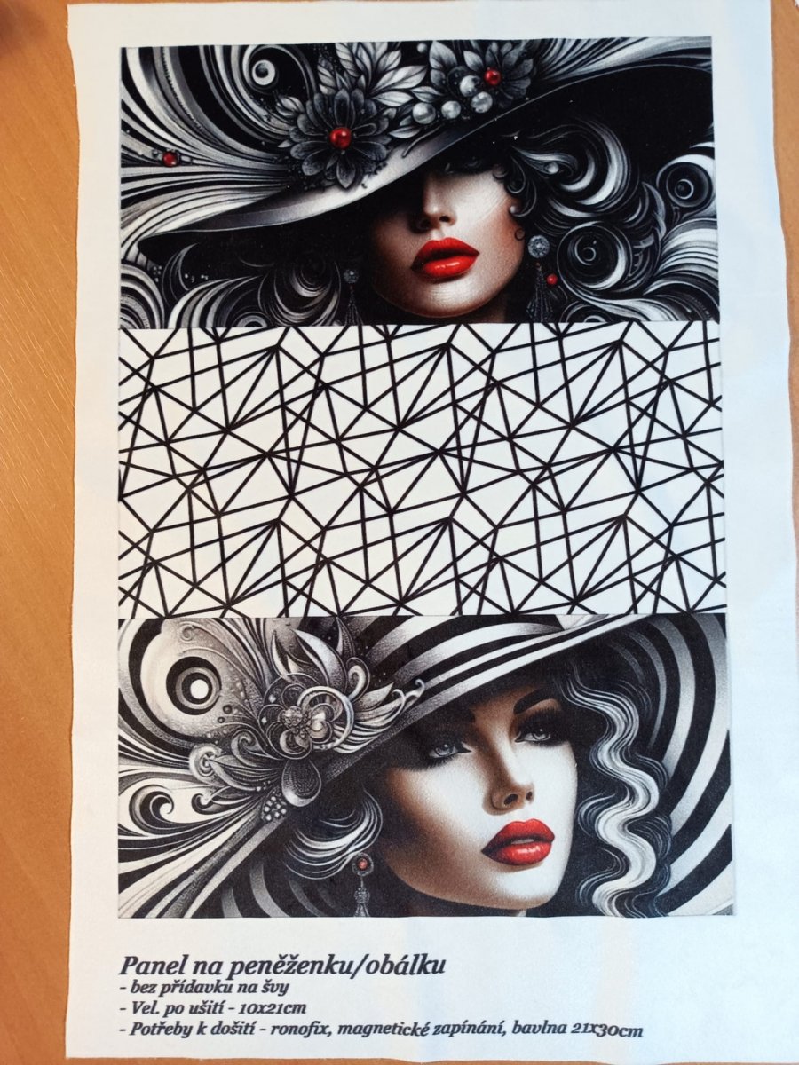 PANEL NA PENĚŽENKU BROUŠENÝ VELUR vet33