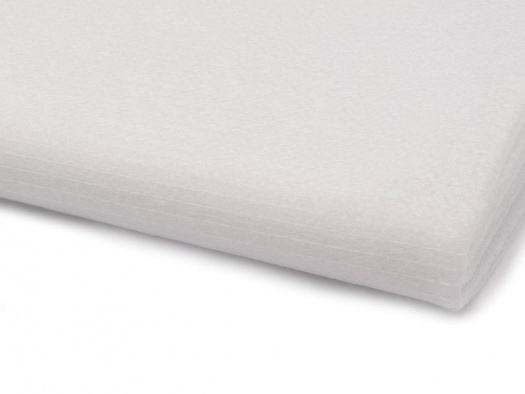 Nažehlovací textilie 90x100 cm - bílá