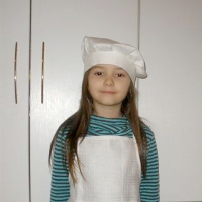 DĚTSKÁ KUCHAŘSKÁ ČEPICE VĚTŠÍ vzor