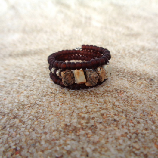 Prstýnek ,,S jaspisem pískovým"