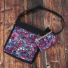 Taška crossbody - Bublinky lila