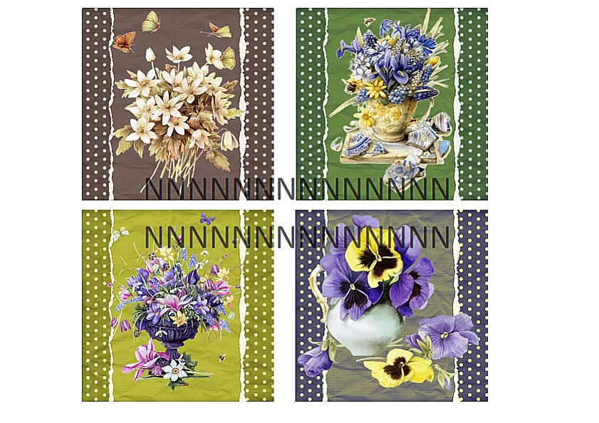 Bavlněná látka - panel - výběr - SM36