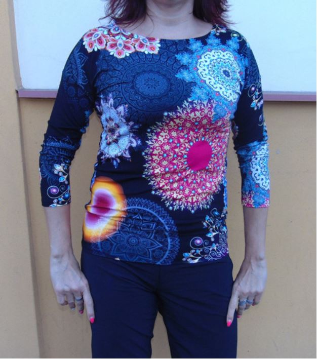 neTričko oranžové mandaly  XS - XXXL