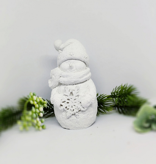 Sádrový sněhulák