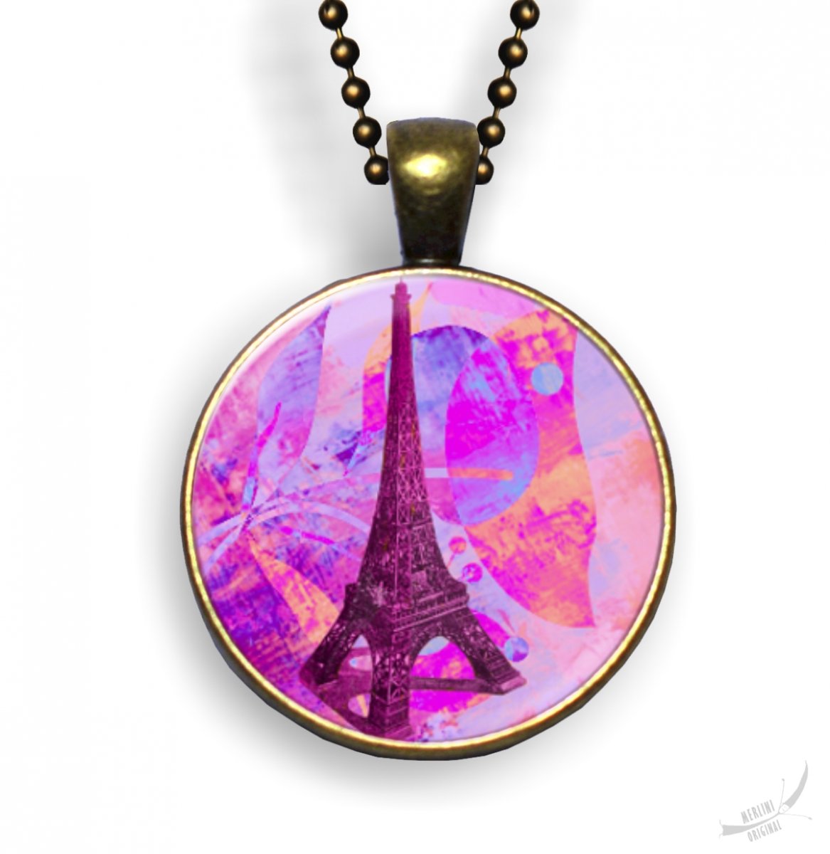 Přívěsek na krk - Jedeme do Paříže