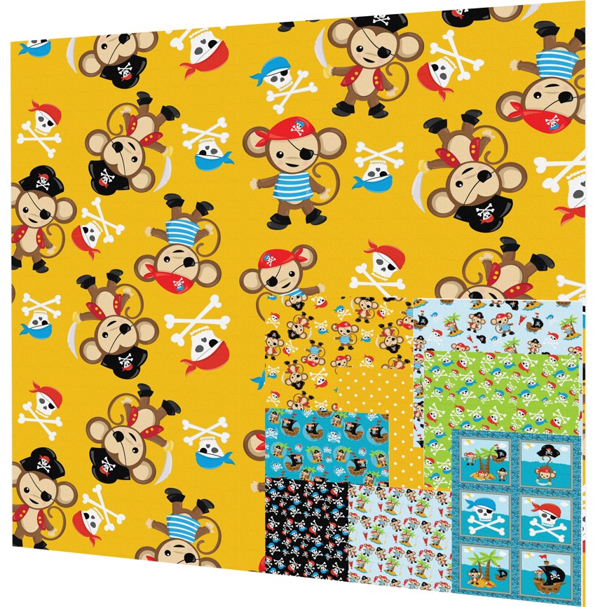 BAVLNĚNÁ LÁTKA - blok 30 X 30 cm BL70