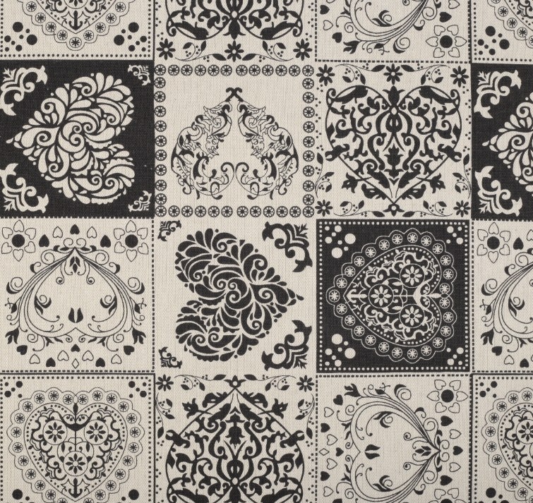 Bavlněná látka srdce