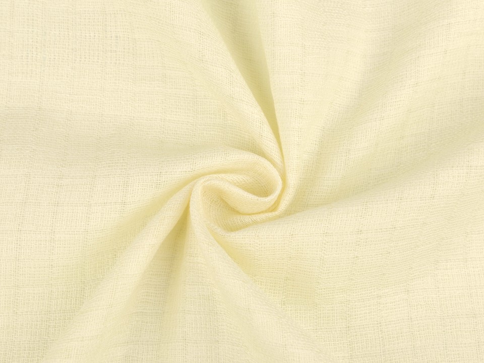 Bavlněná plenkovina šíře 80 cm (1m) - žlutá