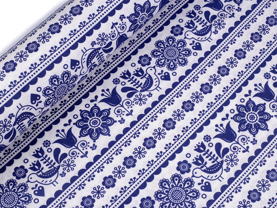 Dekorační látka folklor (10cm)