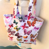 Bavlněná taška s motýlky