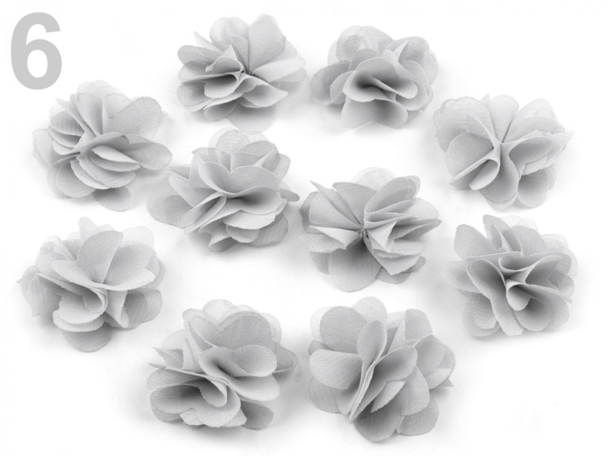 Květina Ø30mm k přišití nebo přilepení