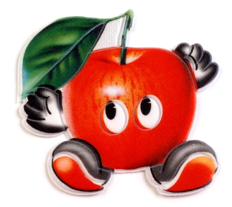 Nažehlovačka jablíčko.