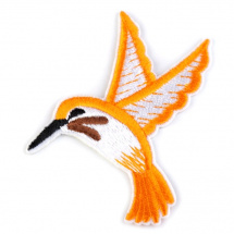 Nažehlovačka kolibřík - oranžová